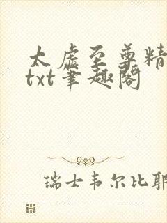 太虚至尊精校版txt笔趣阁