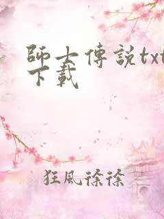 师士传说txt下载
