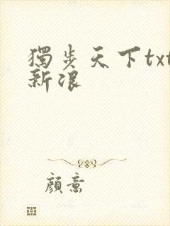 独步天下txt新浪