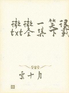 微微一笑很倾城txt全集下载