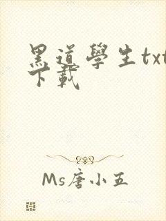 黑道学生txt下载