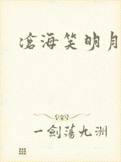 沧海笑明月