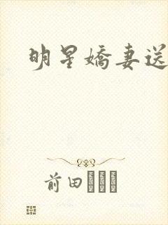 明星娇妻送上门