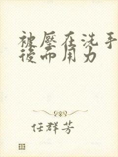 被压在洗手台从后面用力