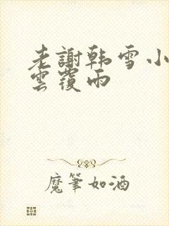 老谢韩雪小说翻云覆雨