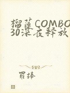 榴莲COMBO30深夜释放自己