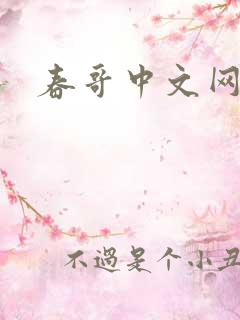 春哥中文网