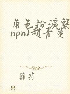 角色扮演系统(npn)赵青蔓