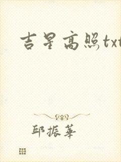 吉星高照txt