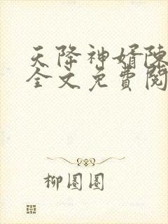 天降神婿陈黄皮全文免费阅读