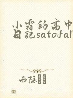 小霜的高中成长日记satofall