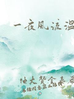 一夜风流温暮生