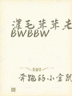 浓毛茸茸老太BBWBBW
