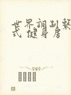 世界调制系统模式 健身房