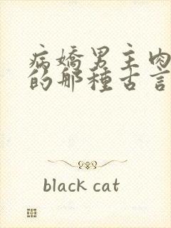 病娇男主肉超多的那种古言