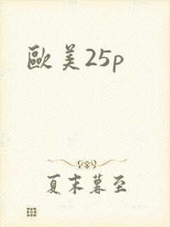 欧美25p