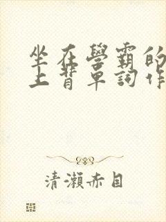 坐在学霸的棍子上背单词作者小说