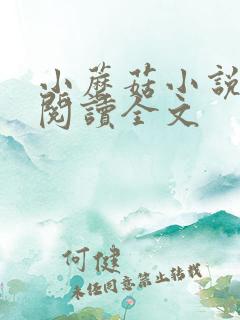 小蘑菇小说免费阅读全文