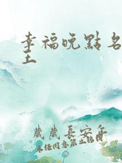 幸福晚点名 大王