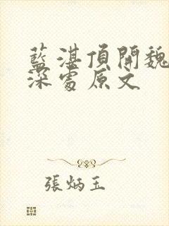 蓝湛顶开魏婴的深处原文