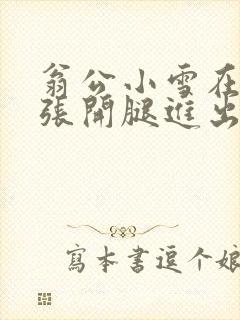 翁公小雪在厨房张开腿进出