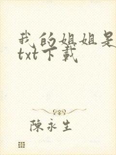 我的姐姐是美女txt下载