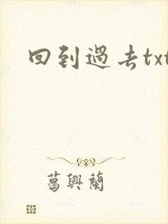 回到过去txt