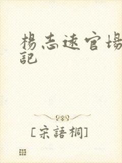 杨志远官场飙升记