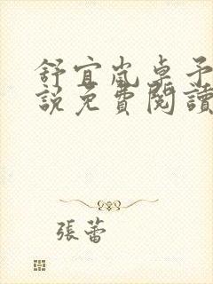 舒宜岚卓予淮小说免费阅读全文