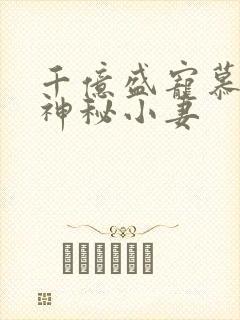 千亿盛宠慕少的神秘小妻