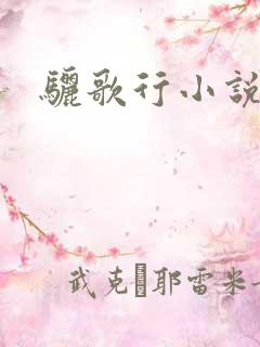 骊歌行小说