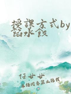 授课方式by肉馅水饺