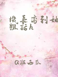 机长脔到她哭h粗话h