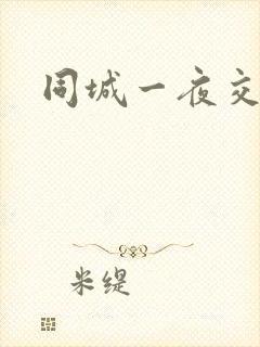 同城一夜交友