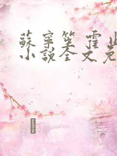 苏宁笙 霍止行小说全文免费阅读