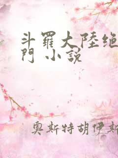 斗罗大陆绝世唐门 小说