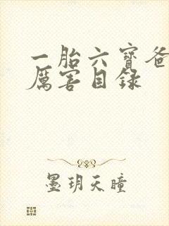 一胎六宝爸比好厉害目录