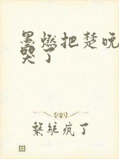 墨燃把楚晚宁C哭了