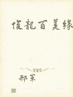 俊龙百美缘小说