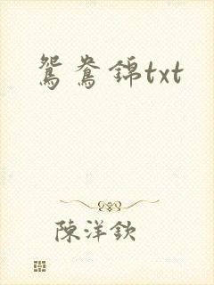 鸳鸯锦txt