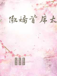 傲娇首席太腹黑