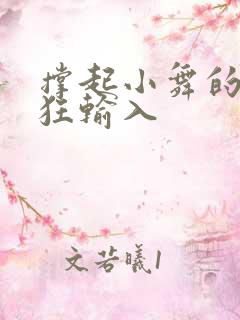 撑起小舞的腿疯狂输入