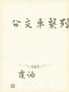 公交车系列说说