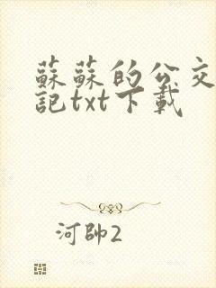 苏苏的公交车日记txt下载