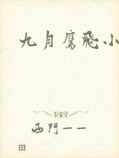 九月鹰飞小说