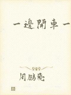 一边开车一边做