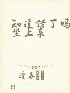 知道错了吗自己坐上来