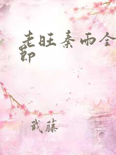 老旺秦雨全部章节