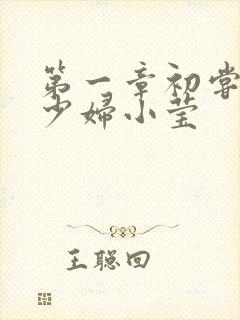 第一章初尝禁果少妇小莹