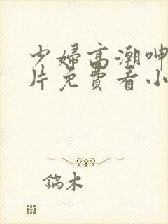 少妇高潮呻吟A片免费看小说